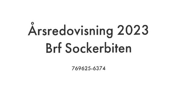 Årsredovisning 2023